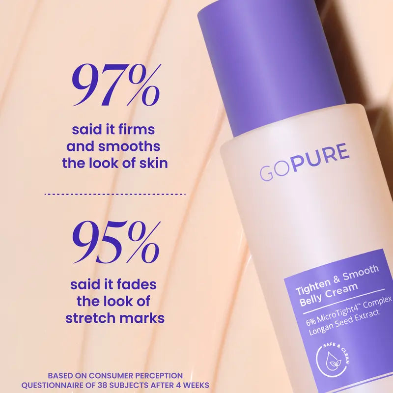 Tighten & Smooth Belly Firming Cream – Cryo Thermo Body Gel for Cellulite, Stretch Marks & Loose-Looking Skin