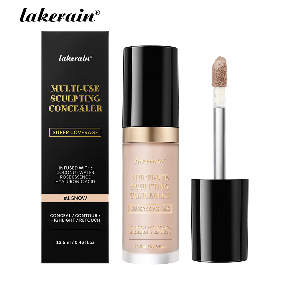5-Color Waterproof Concealer Matte High Coverage Oil-Control Foundation For Acne Scars And Dark Circles Cosmetics