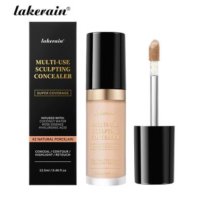 5-Color Waterproof Concealer Matte High Coverage Oil-Control Foundation For Acne Scars And Dark Circles Cosmetics